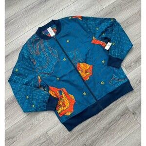 Brand New Walt Disney World Disneyland Marvel Varsity Jacket Reversible- sz L